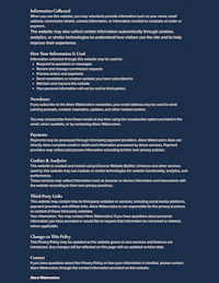 an example of a resume with a blue background